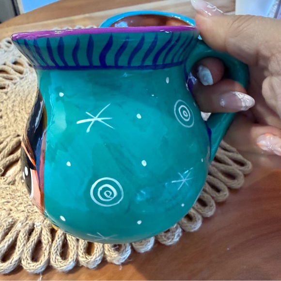 Colorful Hand-Painted Ceramic Cups - Picture 9 of 9